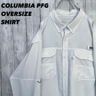 コロンビア(Columbia)のアメリカ古着COLUMBIA PFG コロンビアアウトドアフィッシングシャツ　白(シャツ)