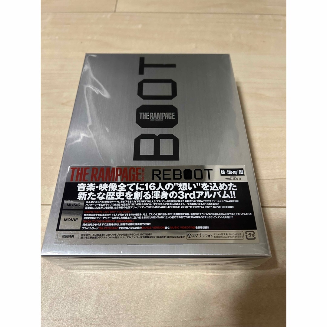 THE RAMPAGE(ザランページ)のTHE RAMPAGE 3rd Album 「REBOOT」 エンタメ/ホビーのDVD/ブルーレイ(ミュージック)の商品写真