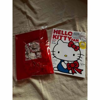 ハローキティ(ハローキティ)のHELLO KITTY ×HbG ミニトートバッグ付録　雑誌35周年(キャラクターグッズ)