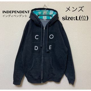 インディペンデント(INDEPENDENT)のINDEPENDENT インディペンデント ZIPパーカー USA古着 L(位)(パーカー)