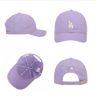 MLB korea ROOKIE BALL CAP キャップ　紫　パープル(キャップ)