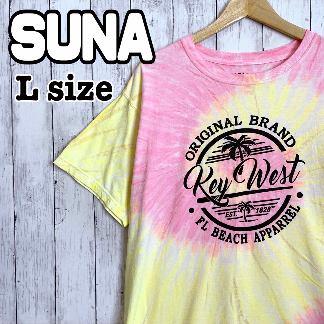 SUNA タイダイtシャツ 半袖 ビーチ ビッグシルエット コットン  古着 メンズのトップス(Tシャツ/カットソー(半袖/袖なし))の商品写真