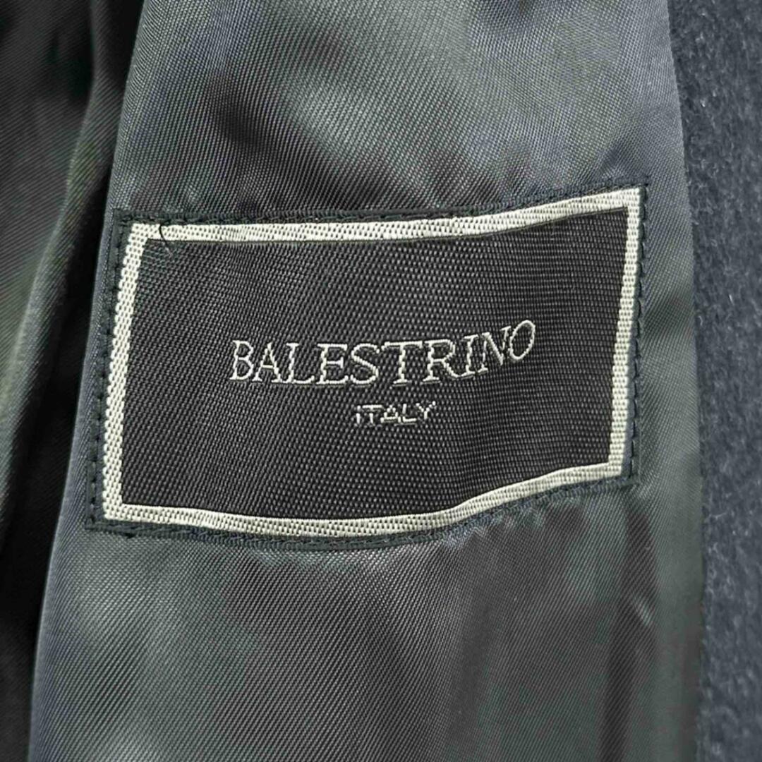 BALESTRINO バレストリーノ ステンカラーコート ブラック サイズ86-3号 アンゴラ アウター メンズ ヴィンテージ 8 メンズのジャケット/アウター(ステンカラーコート)の商品写真