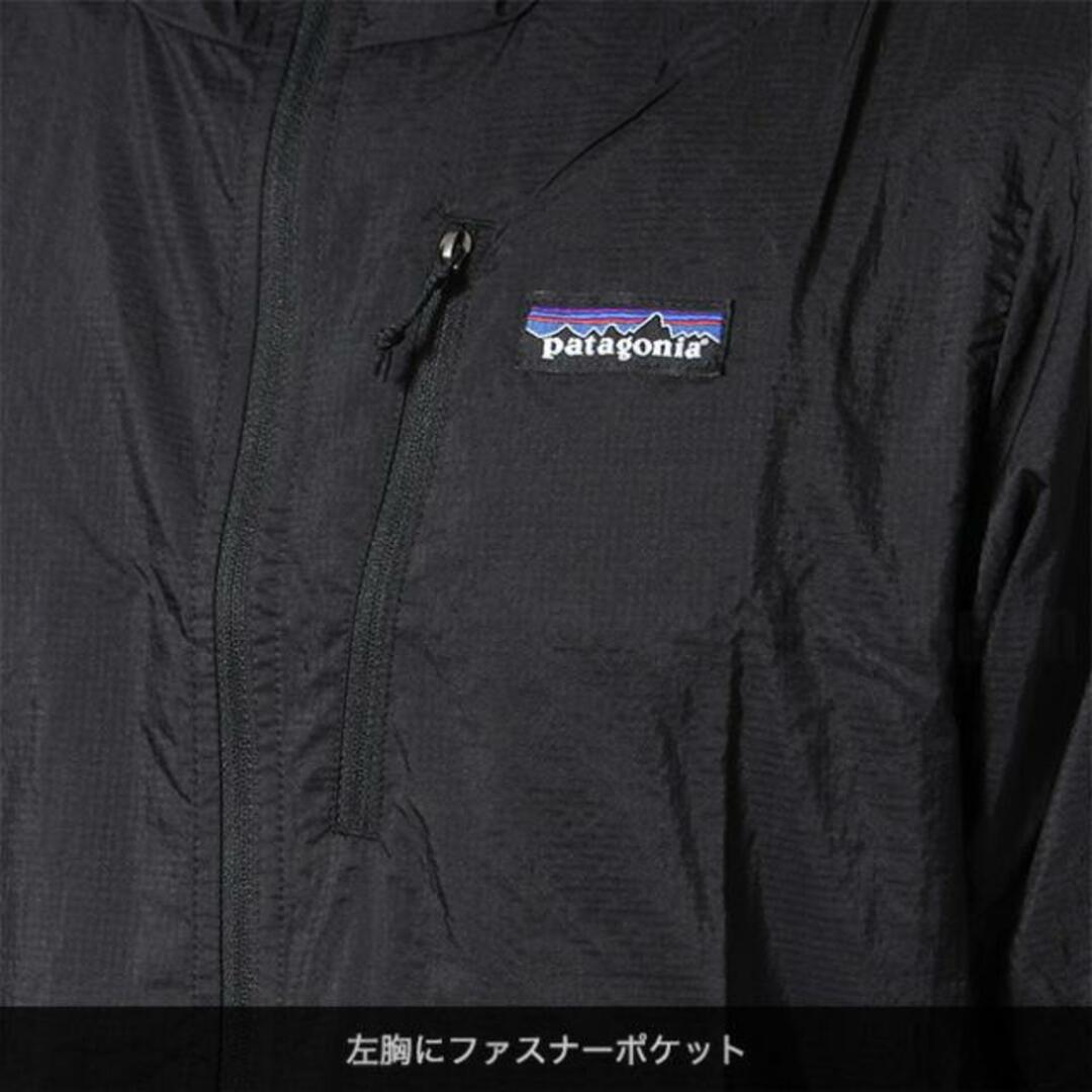 patagonia(パタゴニア)の【新品未使用】 パタゴニア patagonia メンズ フーディニ ジャケット Mens Houdini Jkt 24142 【Mサイズ/BLACK】 メンズのジャケット/アウター(ダッフルコート)の商品写真