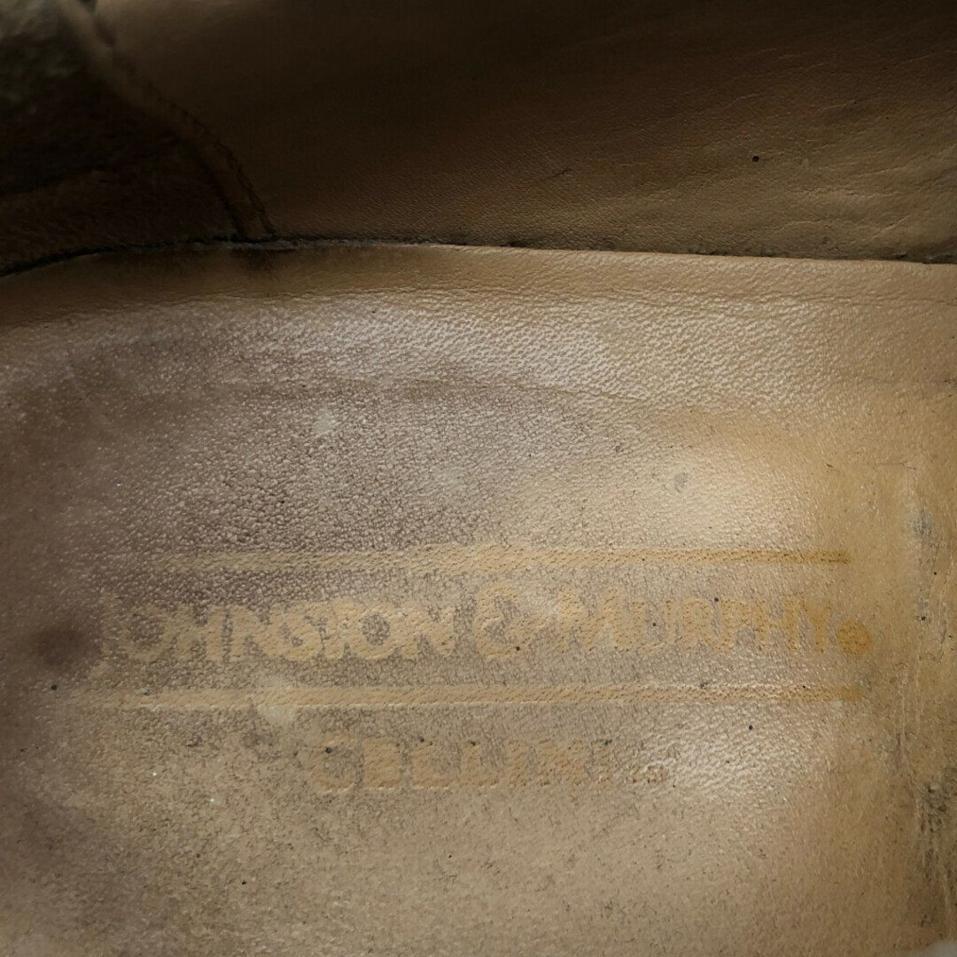 Johnston&Murphy ジョンストンアンドマーフィー CELLINI レザーシューズ ブラウン (メンズ 9 M) 中古 古着 KA0614 メンズの靴/シューズ(ドレス/ビジネス)の商品写真