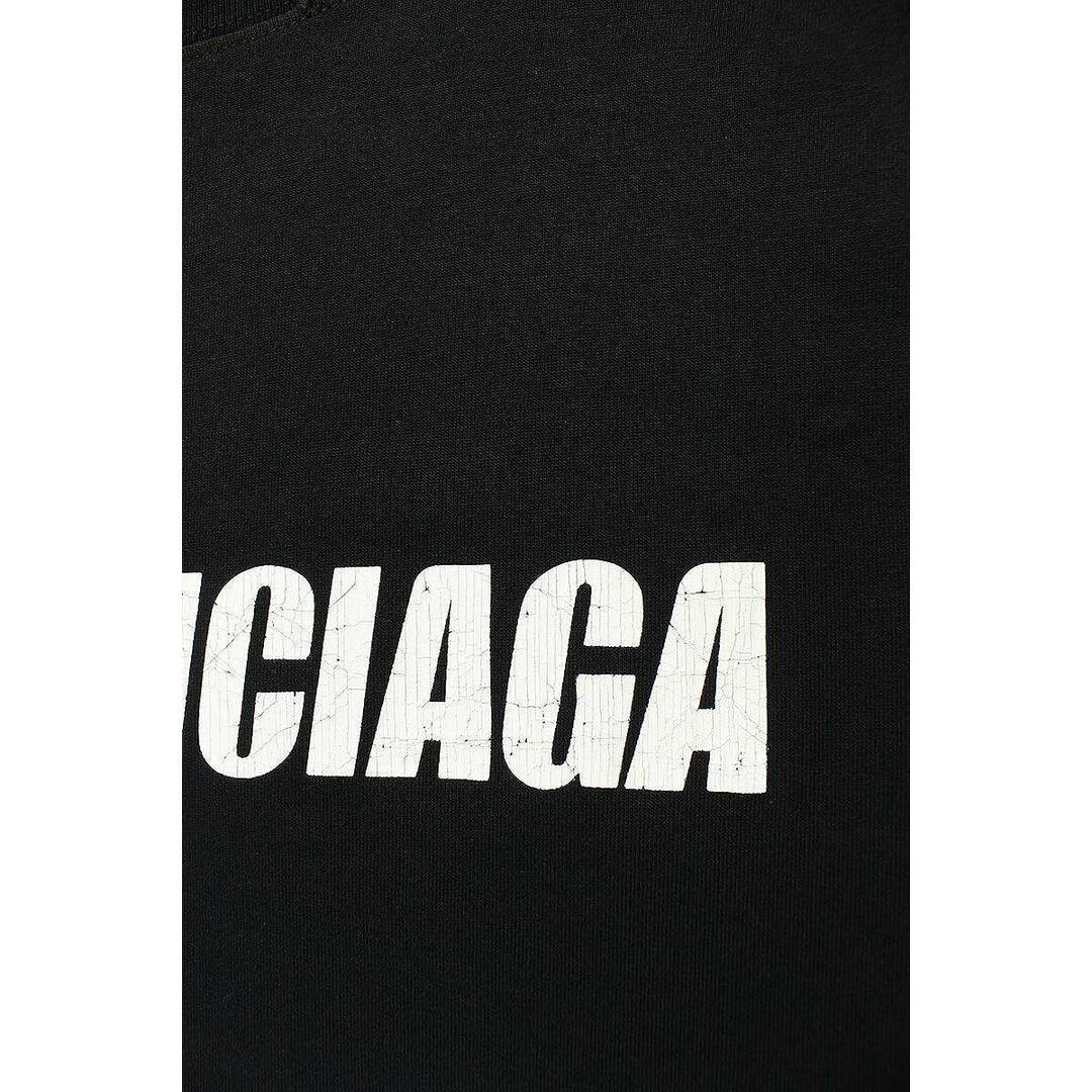 Balenciaga(バレンシアガ)のバレンシアガ  651795 TKVB8 デストロイ加工ロゴプリントTシャツ メンズ XS メンズのトップス(Tシャツ/カットソー(半袖/袖なし))の商品写真