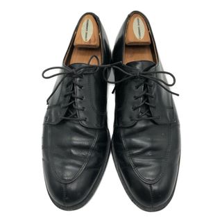 コールハーン(Cole Haan)のUSA製 COLE HAAN コールハーン Uチップ レザーシューズ 外羽根式 ブラック (メンズ 9) 中古 古着 KA0670(ドレス/ビジネス)