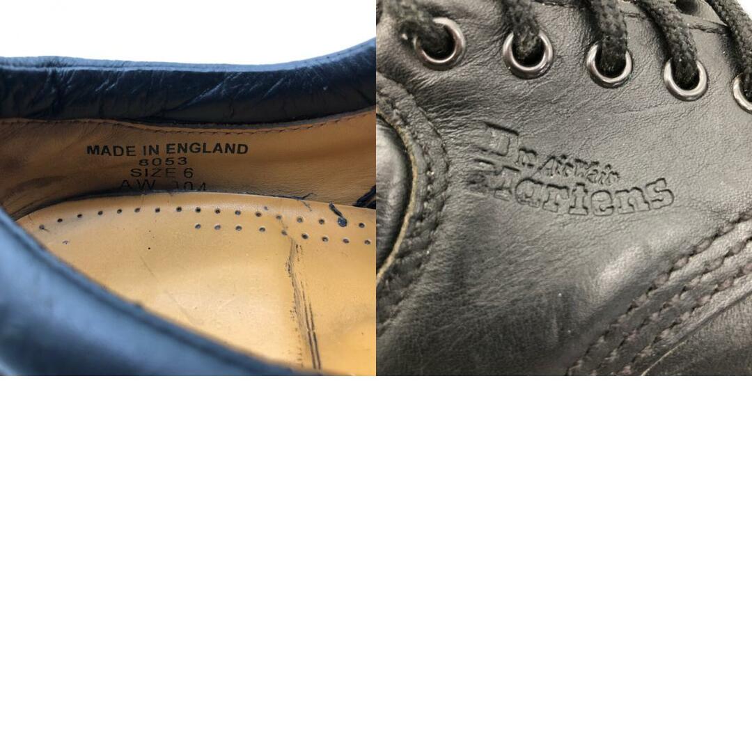Dr.Martens(ドクターマーチン)のイングランド製 Dr.Martens ドクターマーチン 8053 5ホール シューズ ブーツ ブラック (レディース 6) 中古 古着 KA0681 レディースの靴/シューズ(その他)の商品写真