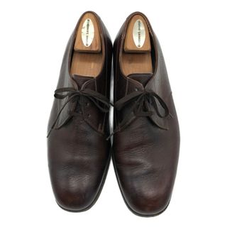 60年代 FLORSHEIM フローシャイム プレーントゥ 外羽根式 レザーシューズ ダークブラウン (メンズ 8 1/2 3E) 中古 古着 KA0685(ドレス/ビジネス)