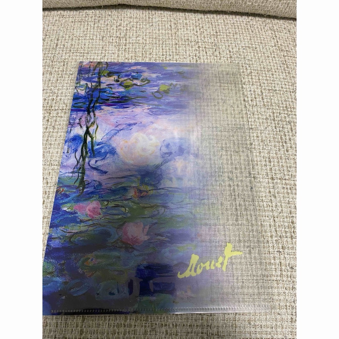Monetのクリアファイル　A4サイズ　新品 エンタメ/ホビーの美術品/アンティーク(その他)の商品写真