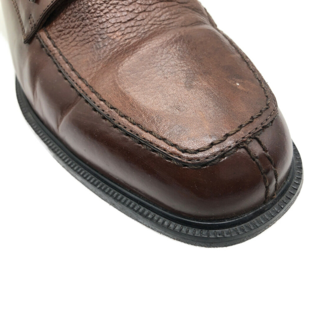 FLORSHEIM フローシャイム Uチップ レザーシューズ 外羽根式 ブラウン (メンズ 8 1/2 D) 中古 古着 KA0697 メンズの靴/シューズ(ドレス/ビジネス)の商品写真