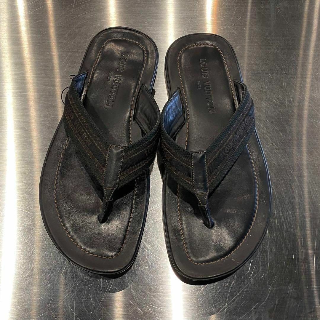 LOUIS VUITTON』ルイヴィトン(7.5)レザービーチサンダル LOUIS VUITTON』ルイヴィトン(7.5)レザービーチサンダル