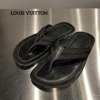 ルイヴィトン(LOUIS VUITTON)の『LOUIS VUITTON』ルイヴィトン(7.5)レザービーチサンダル(サンダル)