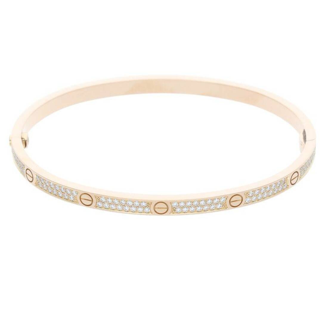 Cartier(カルティエ)のカルティエ  LOVE BRACELET PAVE DIAMONDS SM/ラブブレス K18PG PAVEダイヤブレスレット メンズ 17 メンズのアクセサリー(ブレスレット)の商品写真