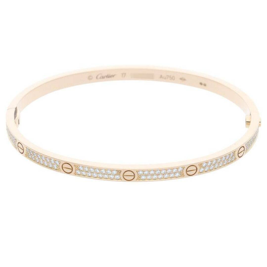 Cartier(カルティエ)のカルティエ  LOVE BRACELET PAVE DIAMONDS SM/ラブブレス K18PG PAVEダイヤブレスレット メンズ 17 メンズのアクセサリー(ブレスレット)の商品写真