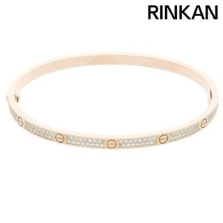 カルティエ(Cartier)のカルティエ  LOVE BRACELET PAVE DIAMONDS SM/ラブブレス K18PG PAVEダイヤブレスレット メンズ 17(ブレスレット)