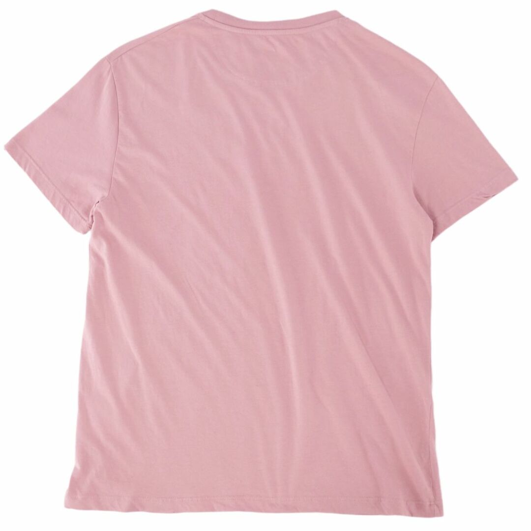 VALENTINO(ヴァレンティノ)の美品 ヴァレンティノ VALENTINO Tシャツ クルーネック ショートスリーブ 半袖 カットソー プリント コットン トップス レディース イタリア製 XS ピンク レディースのトップス(Tシャツ(半袖/袖なし))の商品写真