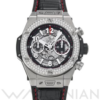 ウブロ(HUBLOT)の中古 ウブロ HUBLOT 411.NX.1170.RX.1104 マットブラックスケルトン メンズ 腕時計(腕時計(アナログ))