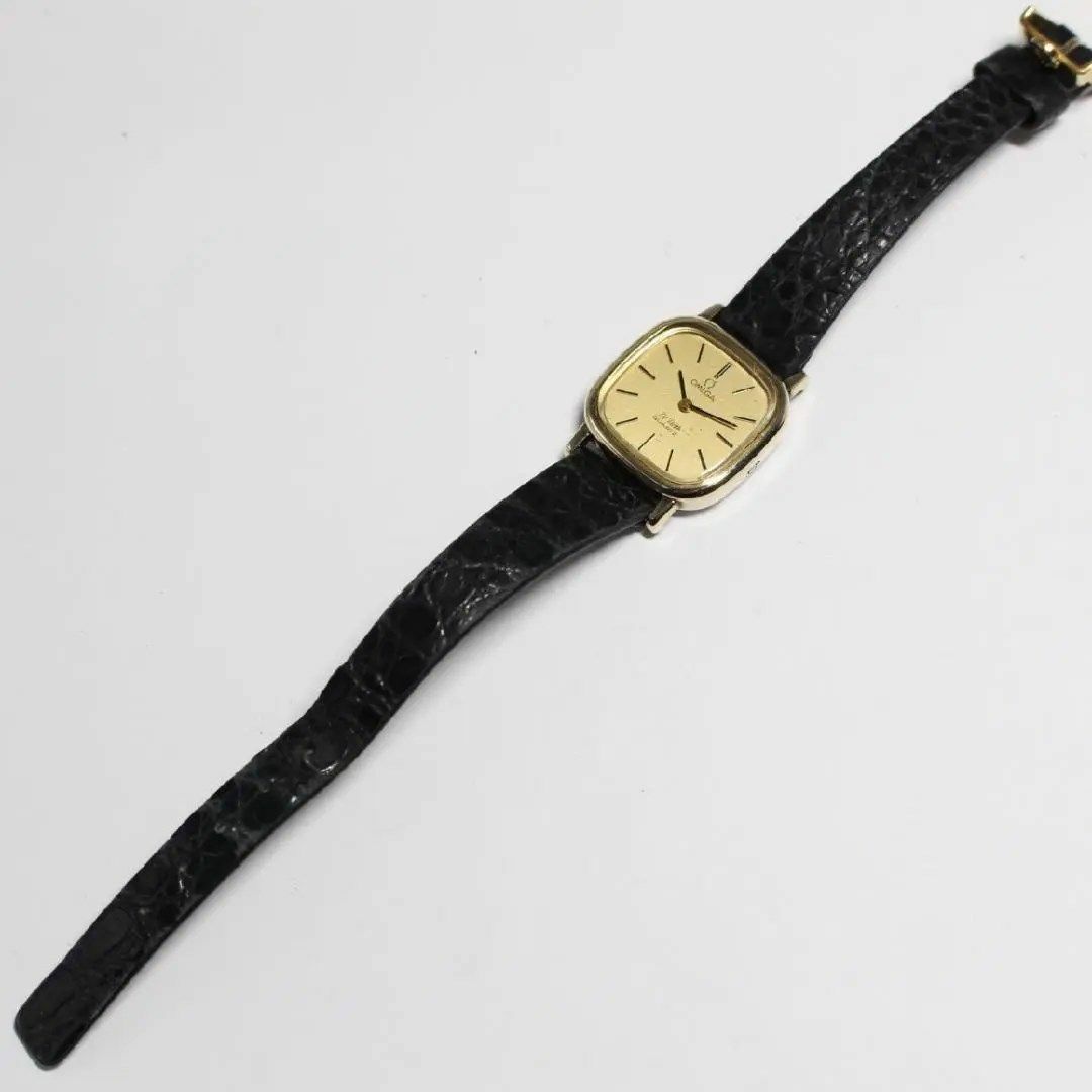 OMEGA(オメガ)のオメガ OMEGA デビル 革ベルト レディース 腕時計 ジャンク C193 レディースのファッション小物(腕時計)の商品写真