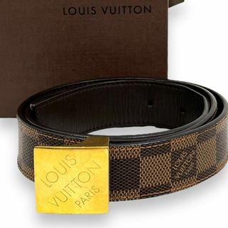 ルイヴィトン(LOUIS VUITTON)のLouis Vuitton ルイヴィトン ベルト サンチュール ダミエ エベヌ(ベルト)