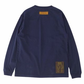 ルイヴィトン(LOUIS VUITTON)の美品 ルイヴィトン LOUIS VUITTON Tシャツ カットソー 2021年 ロングスリーブ 長袖 インサイドアウト トップス メンズ M ネイビー(Tシャツ/カットソー(半袖/袖なし))