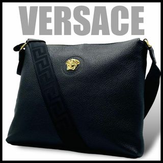 ヴェルサーチ(VERSACE)の希少☆未使用級 ヴェルサーチ ショルダーバッグ メデューサ ユニセックス レザー(ショルダーバッグ)