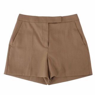 マックスマーラ(Max Mara)の未使用 マックスマーラ Max Mara パンツ ショートパンツ 無地 ウール モヘヤ シルク ボトムス レディース JI42 USA8 FB40(M相当) ブラウン(ショートパンツ)