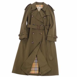 バーバリー(BURBERRY)の極美品 バーバリー BURBERRY コート トレンチコート THE WESTMINSTER ウエストミンスター 英国製 アウター レディース UK2 US0 IT34(XS相当) オリーブカーキ(トレンチコート)