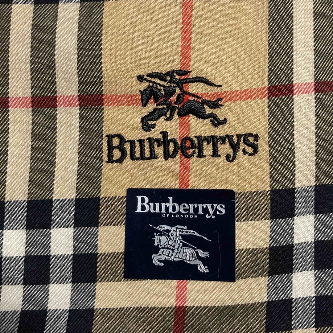 BURBERRY(バーバリー)のBurberrys バーバリー コットン ハンカチ ベージュ チェック レディースのファッション小物(ハンカチ)の商品写真