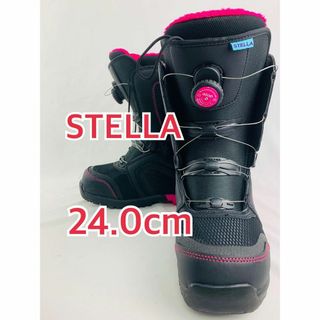 STELLA ステラ スノーボードブーツ　スノボ　靴　ブーツ　24.0 BOA(ブーツ)