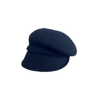 カシラ(CA4LA)のCA4LA ウール キャスケット 帽子 ブラック 黒(その他)