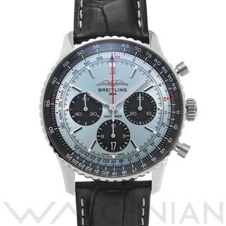 ブライトリング(BREITLING)の中古 ブライトリング BREITLING AB0138241C1A1 アイスブルー /ブラック メンズ 腕時計(腕時計(アナログ))