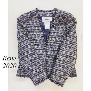 Rene(René) ツイードジャケットの通販 200点以上 | ルネを買うならラクマ