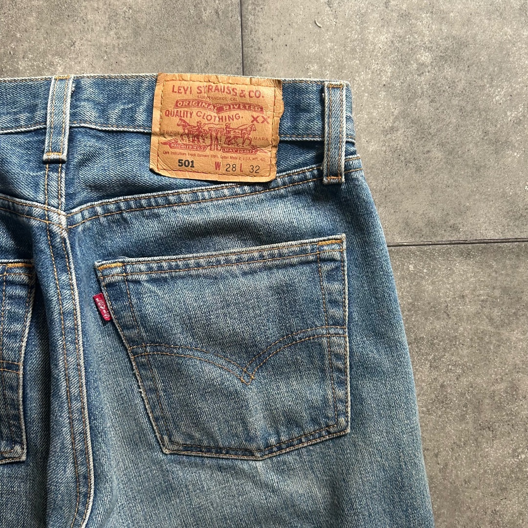 Levi's(リーバイス)の90s リーバイス501 USA製 28×32 メンズのパンツ(デニム/ジーンズ)の商品写真