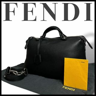 フェンディ(FENDI)の【現行極美品】フェンディ バイザウェイ 2way ミニボストン エンボス ズッカ(ショルダーバッグ)