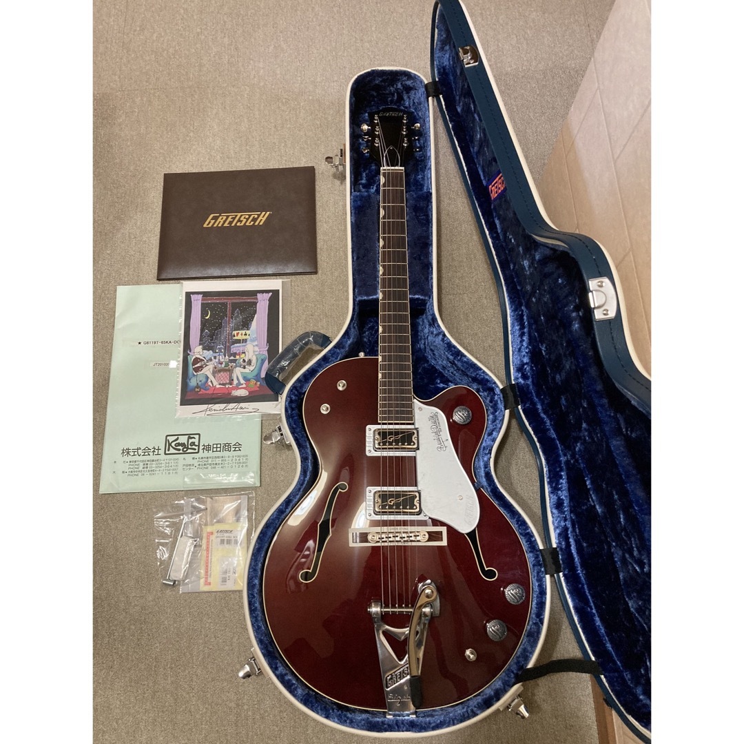 GRETSCH(グレッチ)の初回ロット新品Gretsch G6119T-65KA浅井健一 グレッチAJICO 楽器のギター(エレキギター)の商品写真