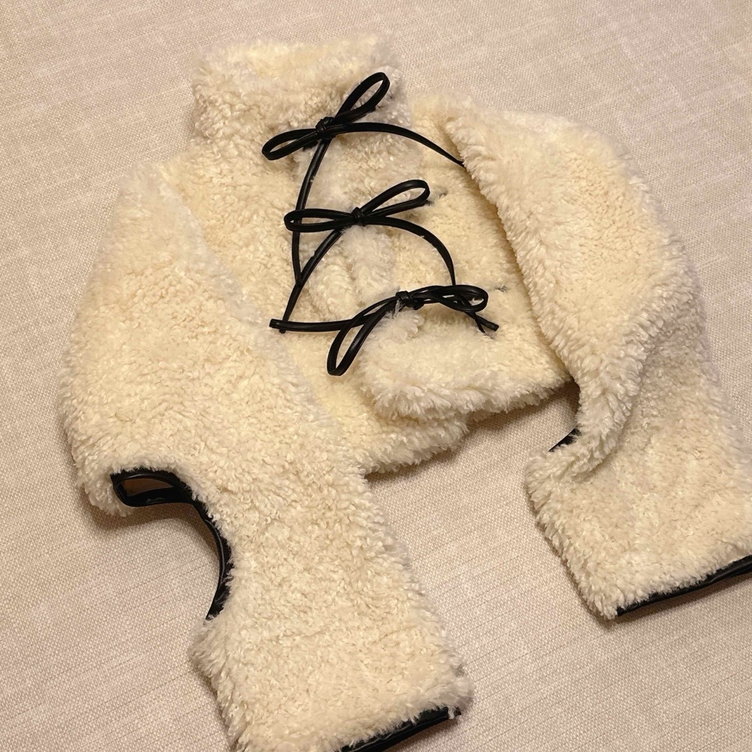Sorin Synthetic Fur Lace-up Cardigan の通販 by もん。|ラクマ Sorin Synthetic Fur Lace-up Cardigan の通販 by もん。|ラクマ