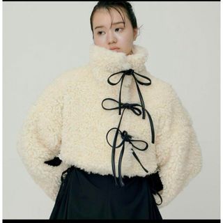 Sorin Synthetic Fur Lace-up Cardigan (毛皮/ファーコート)