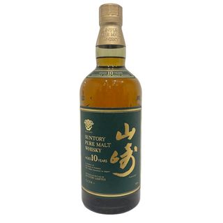 サントリー(サントリー)のサントリー SUNTORY 山崎 10年 ピュアモルト グリーンラベル 700ml 国産ウイスキー【新品未開栓】12402K234(ウイスキー)