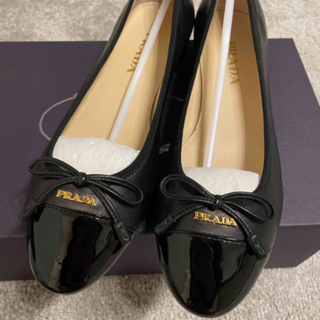 PRADA(プラダ)のｸｰﾎﾟﾝ期間限定価格‼︎PRADA フラットシューズ　バレエシューズ レディースの靴/シューズ(バレエシューズ)の商品写真