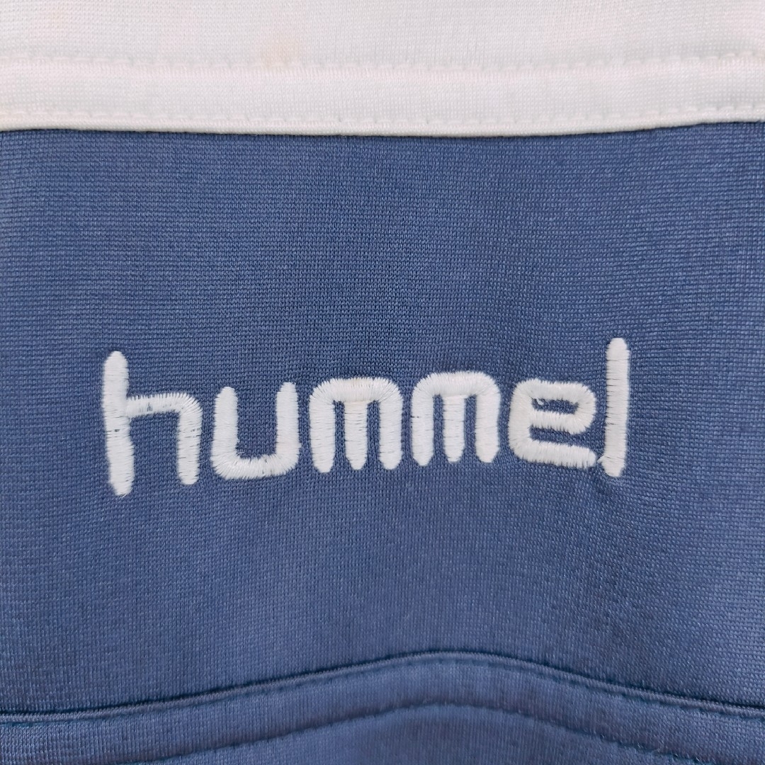 hummel(ヒュンメル)のHUMMEL ヒュンメル　トラックジャケット　ジャージ　ネイビー　M相当 メンズのトップス(ジャージ)の商品写真