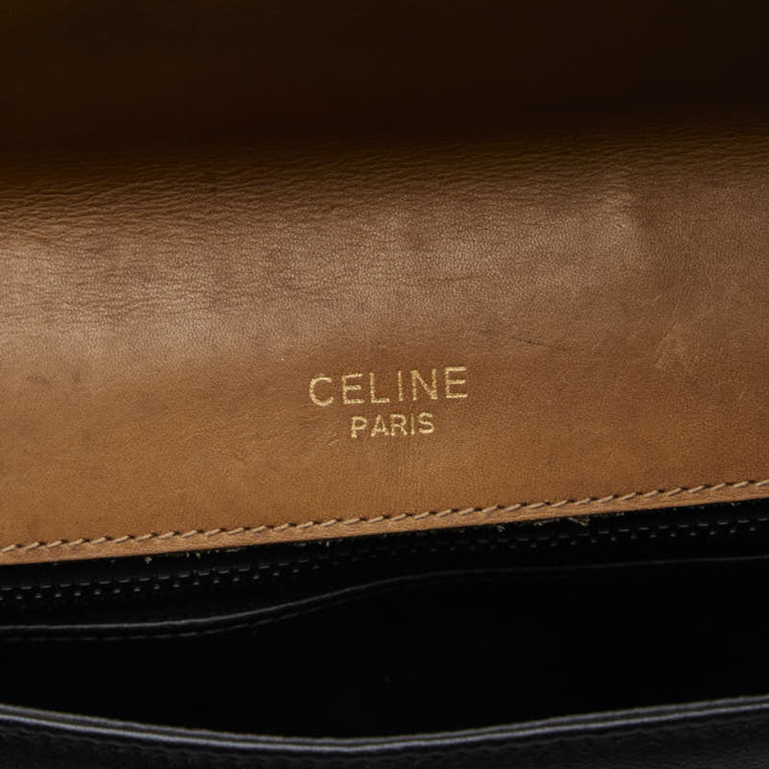 celine(セリーヌ)のセリーヌ ヴィンテージ バイカラー ロゴ金具 クラッチバッグ セカンドバッグ レザー レディース CELINE 【1-0137691】 レディースのバッグ(クラッチバッグ)の商品写真