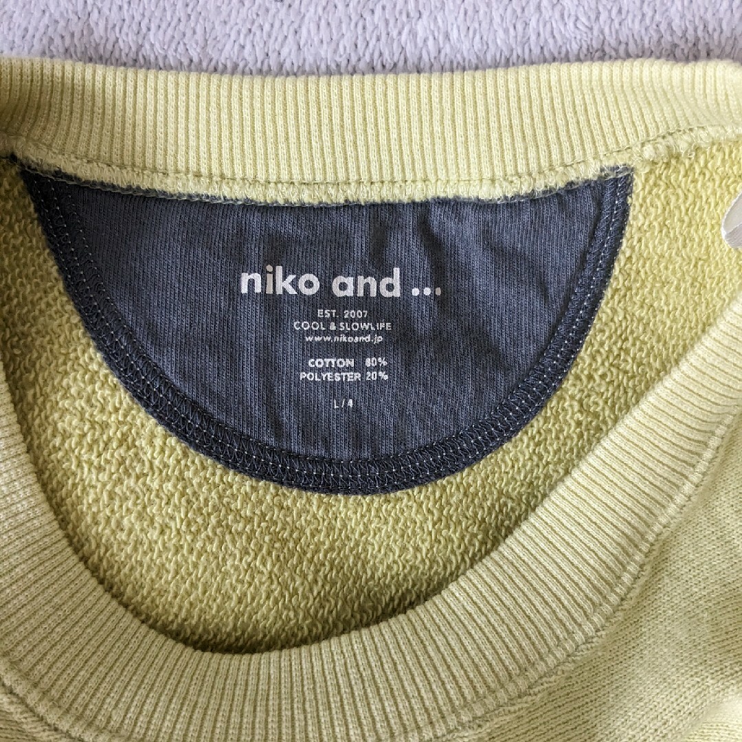 niko and...(ニコアンド)のニコアンド スウェット レディースのトップス(トレーナー/スウェット)の商品写真