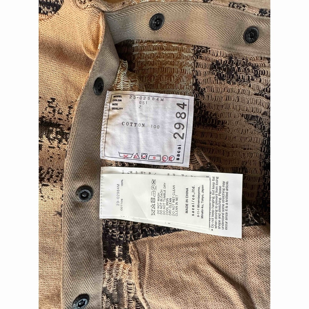 sacai - 2新品 sacai メンズ Eric Haze コットン ニット sacai - 2新品 sacai メンズ Eric Haze コットン ニット