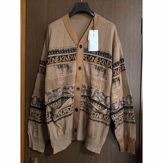 サカイ(sacai)の2新品 sacai メンズ Eric Haze コットン ニット カーディガン(ニット/セーター)