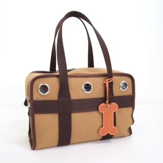 エルメス(Hermes)の【HERMES】エルメス ペットキャリーバッグ トワルアッシュ フォーブ×フー U刻印/ok04332md(その他)