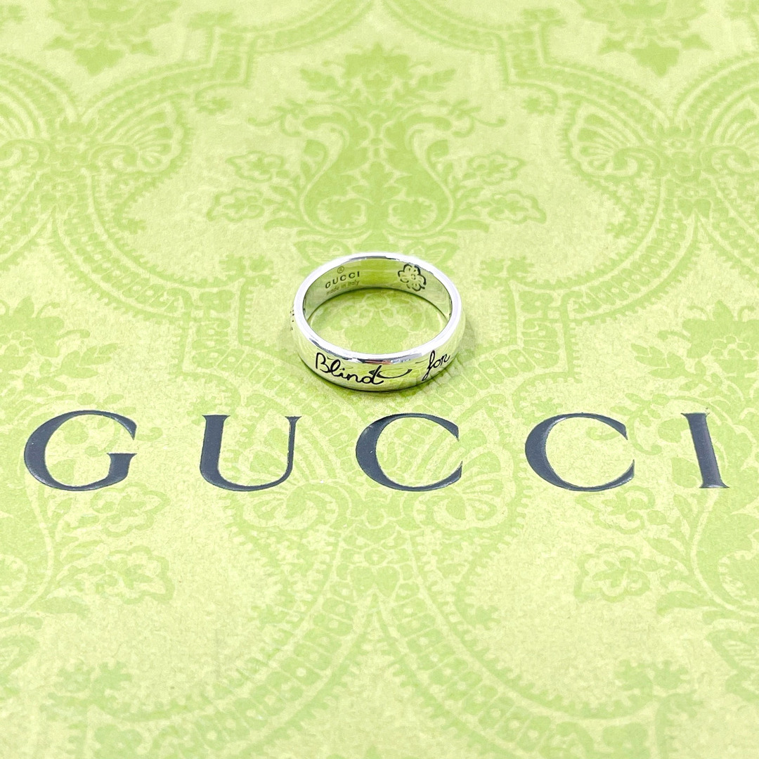 Gucci(グッチ)のグッチ リング・指輪 ブラインド フォー ラブ   シルバー レディースのアクセサリー(リング(指輪))の商品写真