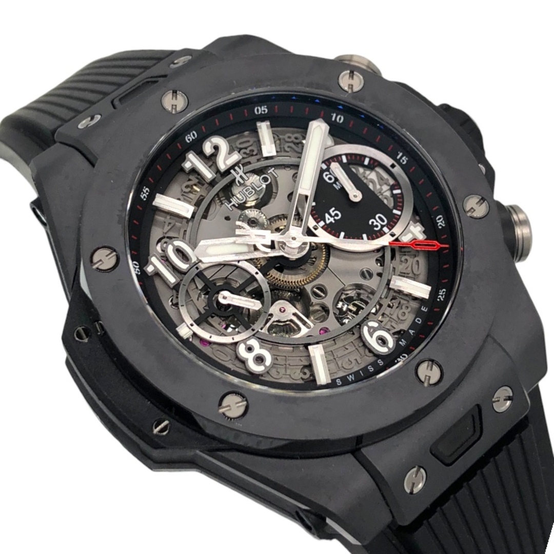 HUBLOT(ウブロ)の　ウブロ HUBLOT ビックバン ウニコ ブラックマジック 441.CI.1170.RX ブラック×シルバー セラミック/ラバーベルト 腕時計 メンズ メンズの時計(その他)の商品写真