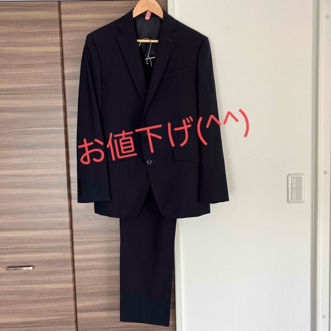 SUIT SELECTネイビースーツ　AB6 美品 メンズのスーツ(セットアップ)の商品写真