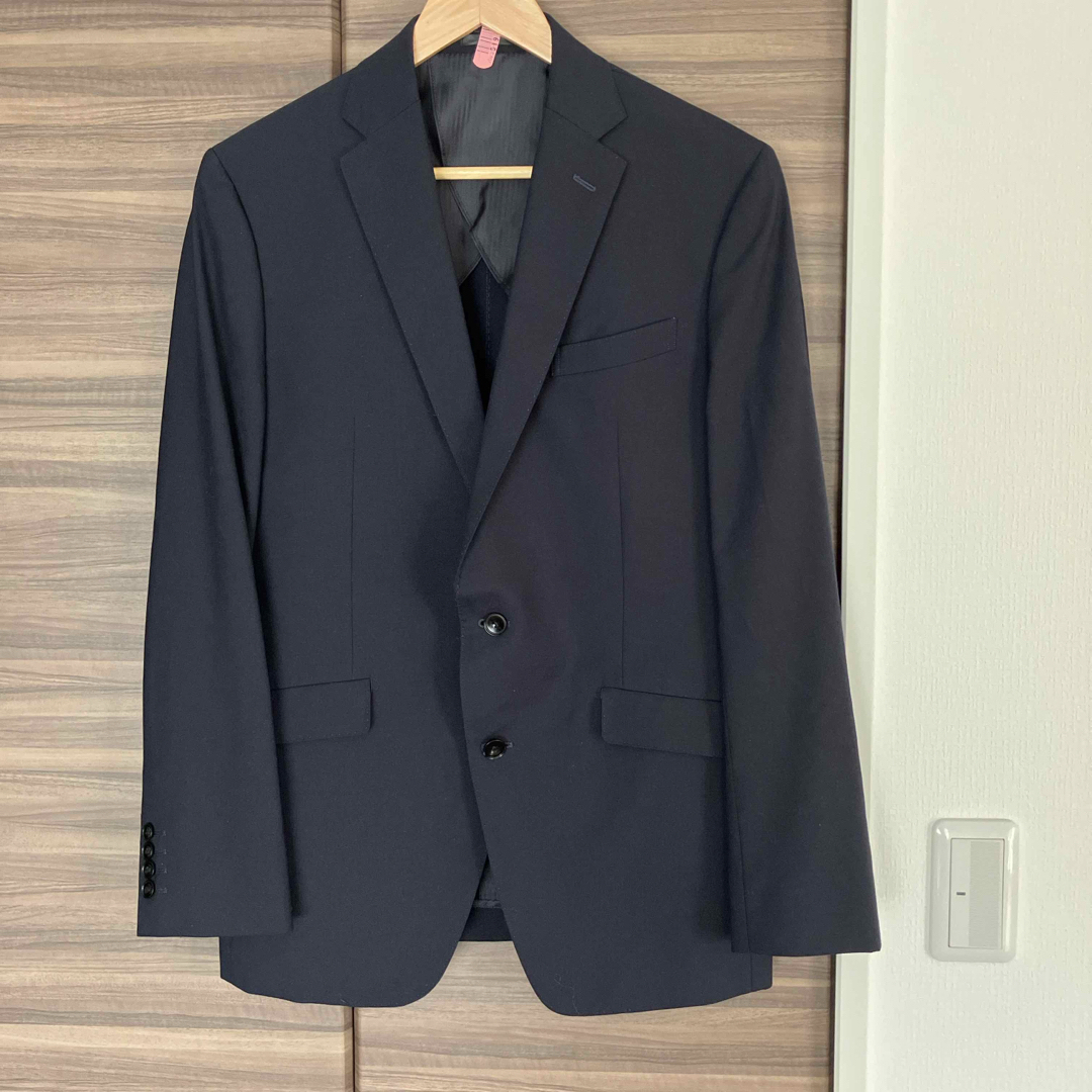 SUIT SELECTネイビースーツ　AB6 美品 メンズのスーツ(セットアップ)の商品写真